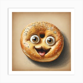 Bagel 1 Art Print