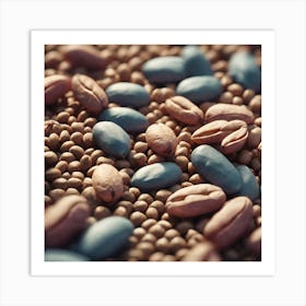 Legumes As A Logo Haze Ultra Detailed Film Photography Light Leaks Larry Bud Melman Trending O (5) Art Print