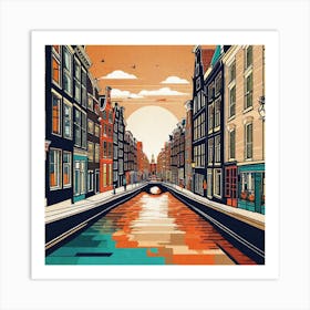 Amsterdam Canal 11 Art Print