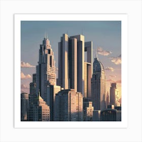 Cityscape Art Print