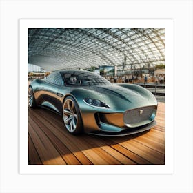 Jaguar E-Type Concept Art Print