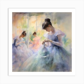 Pastel Whispers on Canvas Art Print
