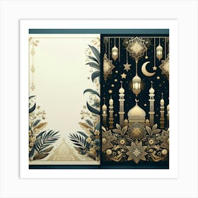 Islamic Muslim Greeting Card 1 Art Print