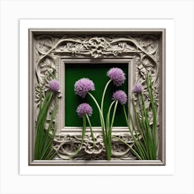 Flowers In A Frame 1 Art Print