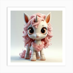 Little Unicorn 28 Art Print