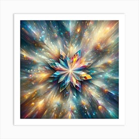 Abstract Starburst Art Print