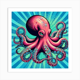 Octopus Illustration Art Print