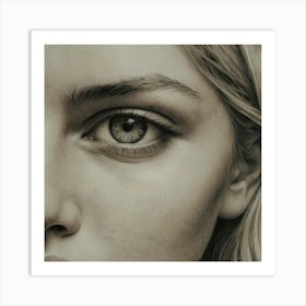 Portrait Of A Woman Art Print