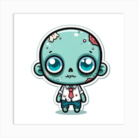 Zombie Baby 1 Art Print