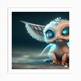 Cute Alien Art Print