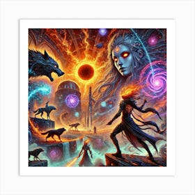 Episode 5 Sci Fi Scene Converted Art Print