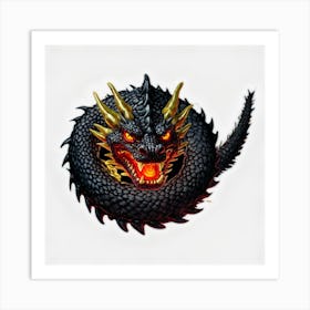 Dragon'S Head Art Print