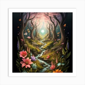 Forest Path Art Print