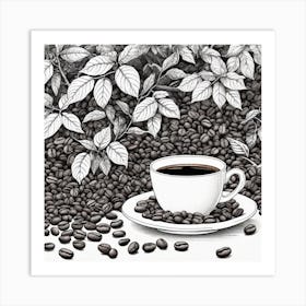 Coffee Beans 216 Art Print