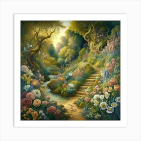 Fairy Garden Art Print