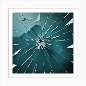 Shattered Glass 5 Art Print