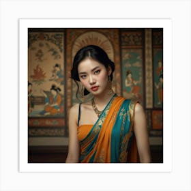 Asian Beauty Art Print