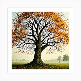 Abstract Tree Art Art Print