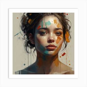 Painterly Portraits Art Print