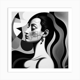 Portrait Of A Woman Art Print