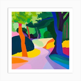 Abstract Park Collection Yoyogi Park Taipei Taiwan 2 Art Print