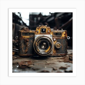 Old Camera Art Print