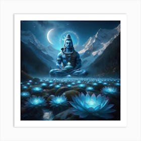 Lord Shiva 6 Art Print