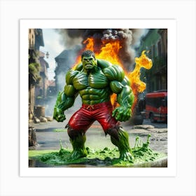 Incredible Hulk Art Print