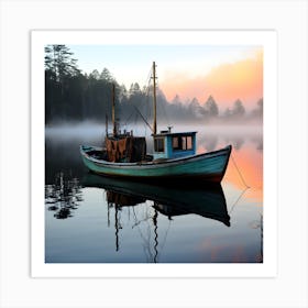 Boats Fine Art Posters By Csaba Fikker For Ai Art Depot 33 Art Print