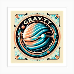 Gravity 10 Art Print