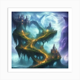 Fantasy Castle Art Print