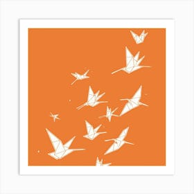 Origami Birds 8 Art Print