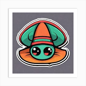 Hat Sticker 1 Art Print