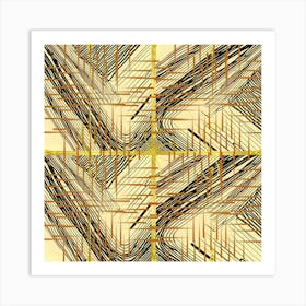 Abstract Geometric Pattern Art Print