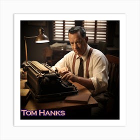 Tom Hanks 2 Art Print