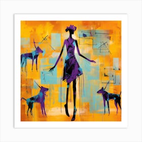 Fashionista 4 Art Print