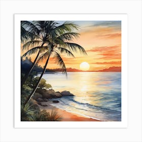 Sunrise forever Art Print