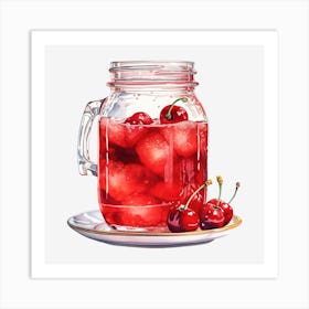 Cherry Iced Tea 7 Art Print