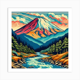 Mt Fuji 2 Art Print