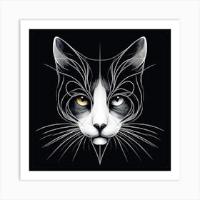 Creative Feline Cat Artwork 94 Art Print