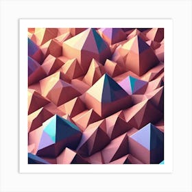 Polygons 1 Art Print