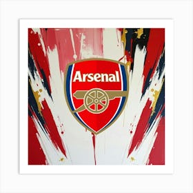 Arsenal F.C Logo Wall Art 19 Art Print