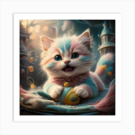 Kitty Cat Art Print