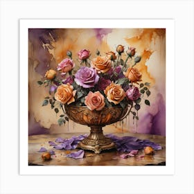 Rustic Flowers 1 30x30in 9000x900px 47 Art Print