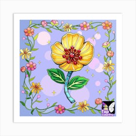 Flower Of The Day Art Print