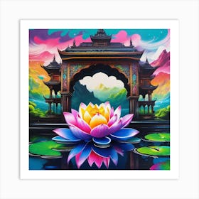 Lotus Flower 44 Art Print