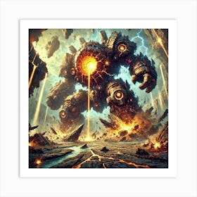 Earthshakers Mantleborn Siege Machines Art Print