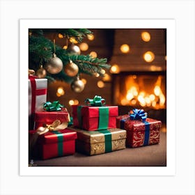 Christmas Presents 9 Art Print