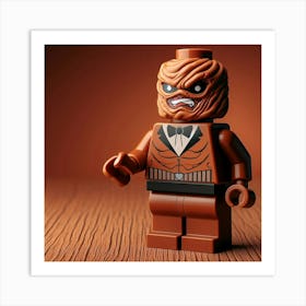 Clayface from Batman in Lego style 3 Art Print