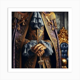 Portrait Of A King Art Print